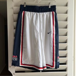 NIKE Team USA lightweight basketball shorts